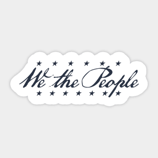 We The People Sticker